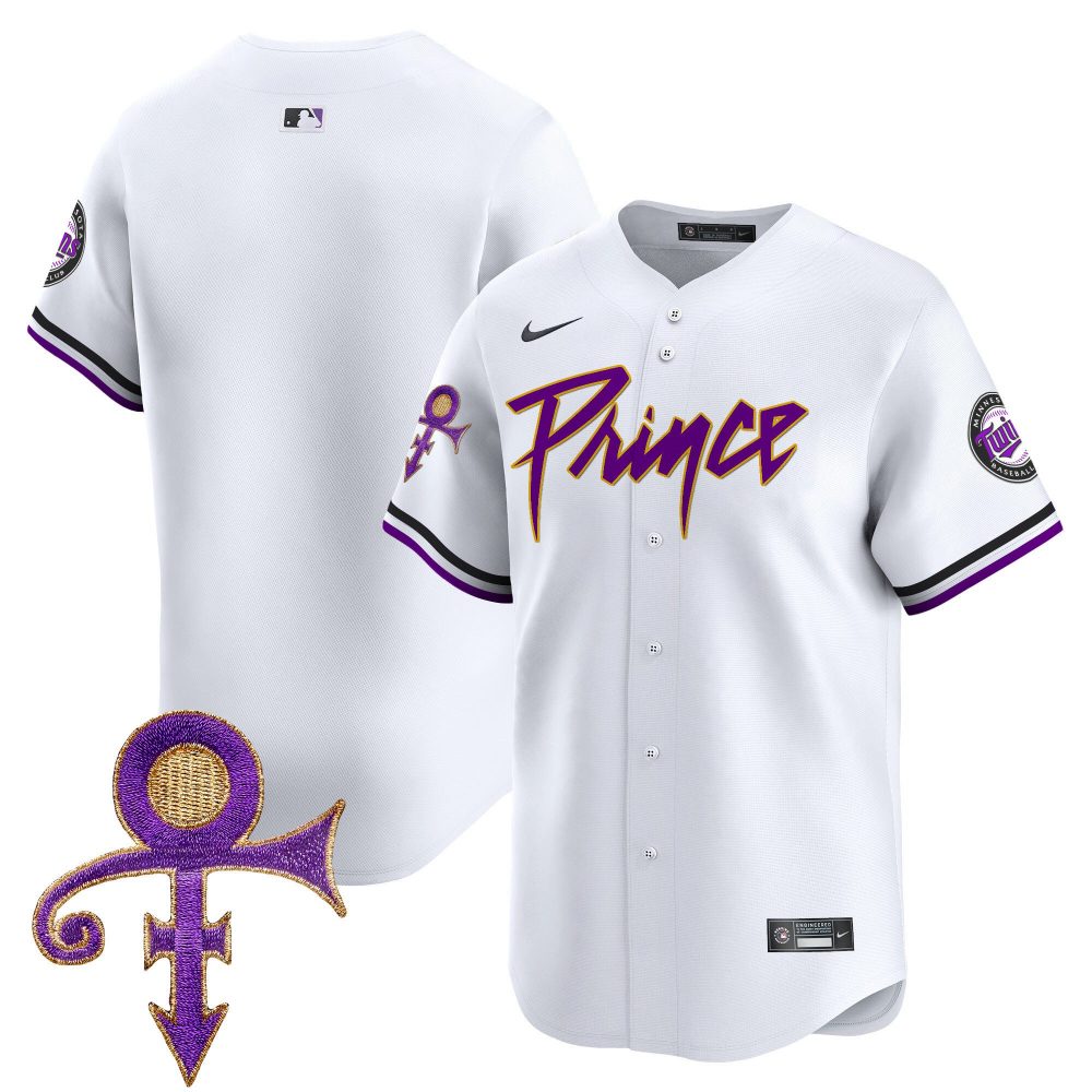 Men’s Minnesota Twins Prince Patch Vapor Premier Limited Jersey – All Stitched