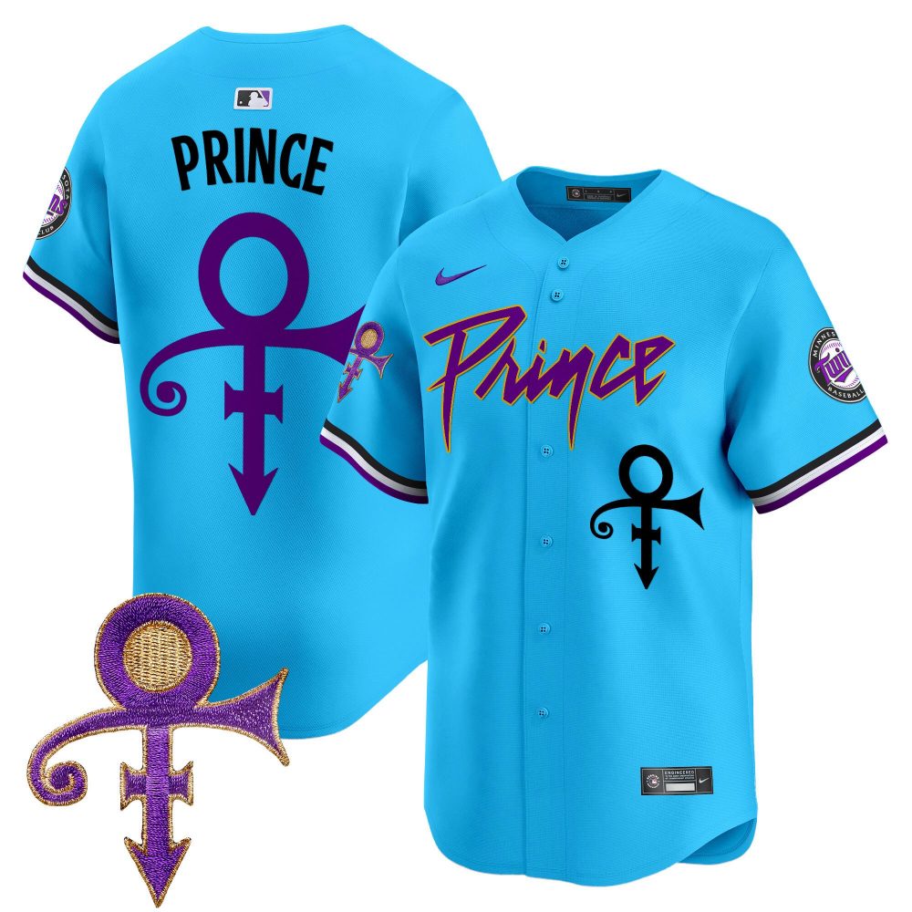 Men’s Minnesota Twins Prince Patch Vapor Premier Limited Jersey – All Stitched