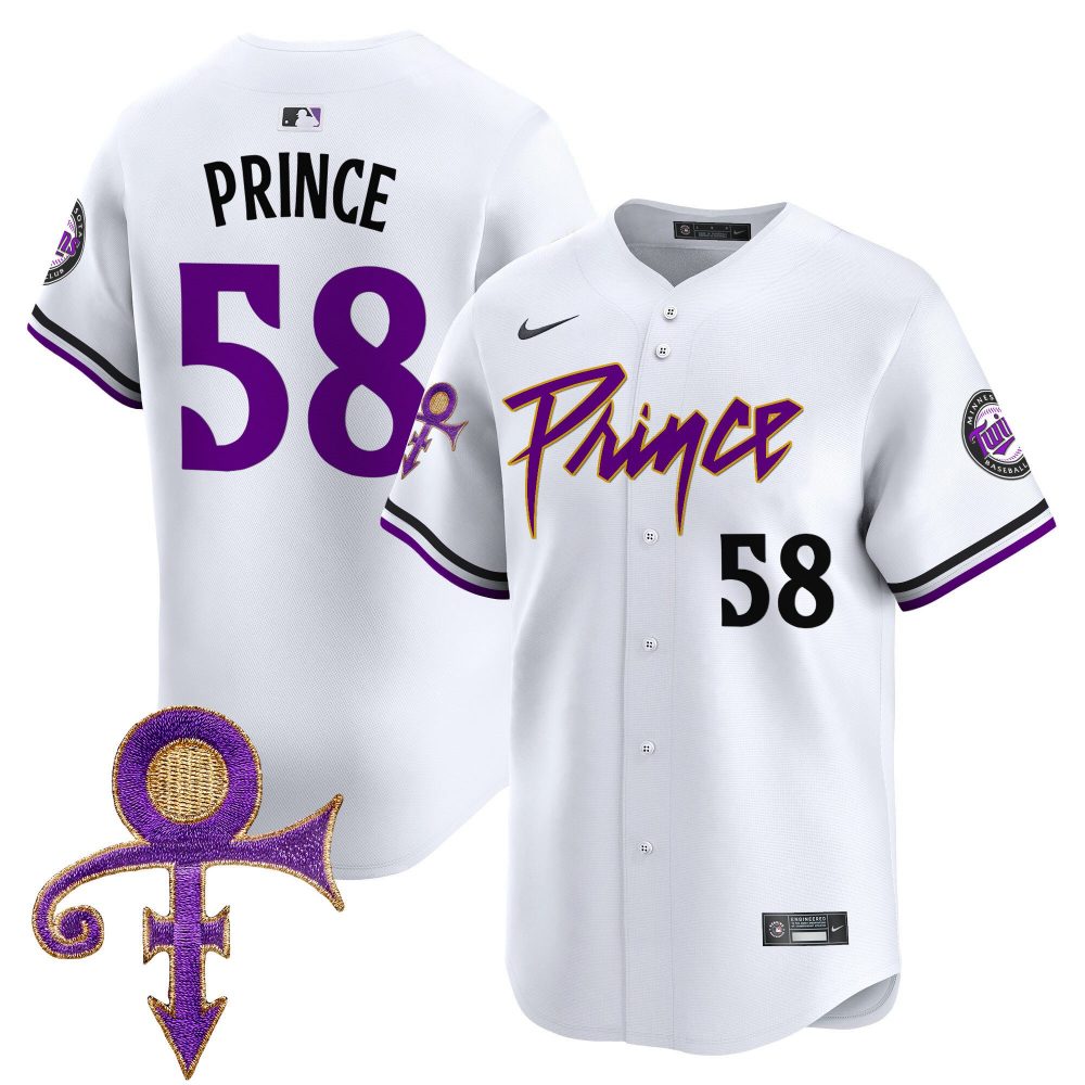 Men’s Minnesota Twins Prince Patch Vapor Premier Limited Jersey – All Stitched