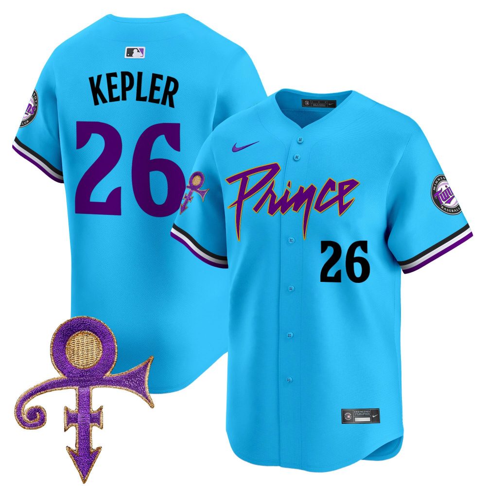 Men’s Minnesota Twins Prince Patch Vapor Premier Limited Jersey – All Stitched