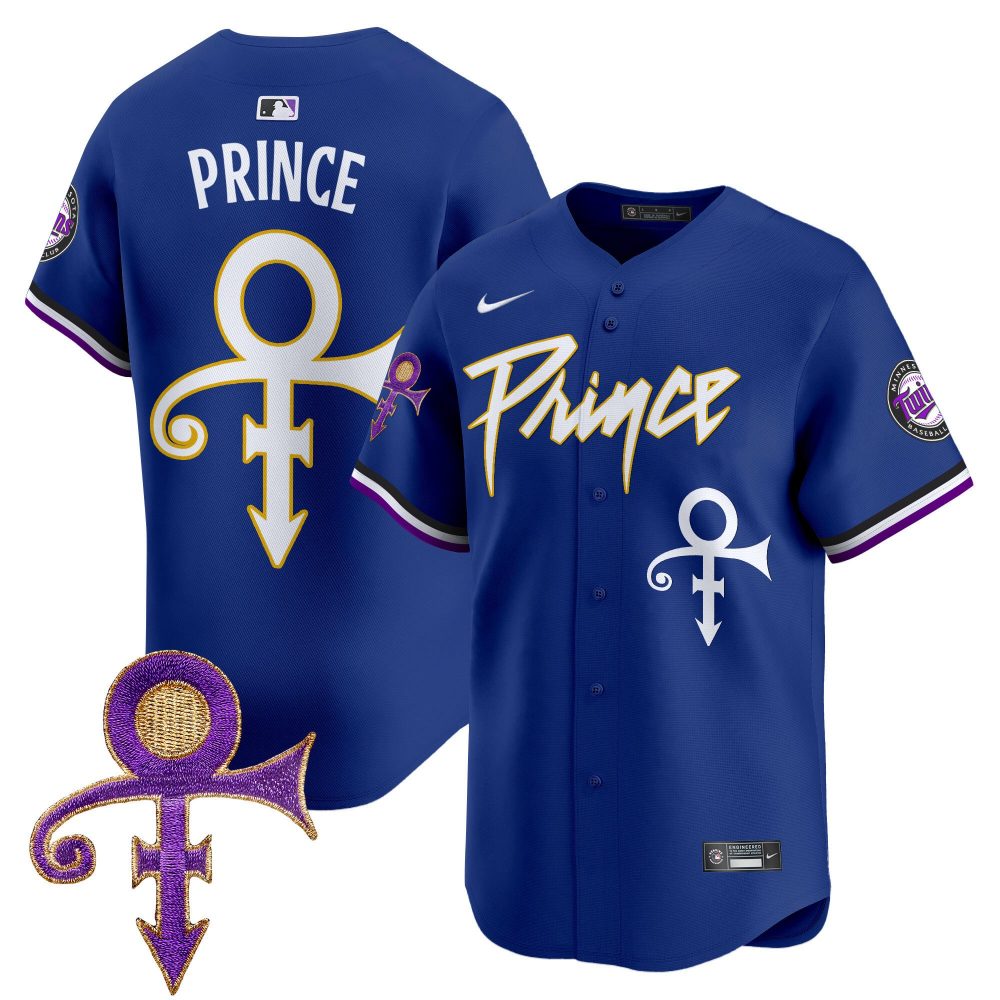 Men’s Minnesota Twins Prince Patch Vapor Premier Limited Jersey – All Stitched