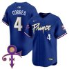 Men’s Minnesota Twins Prince Patch Vapor Premier Limited Jersey – All Stitched