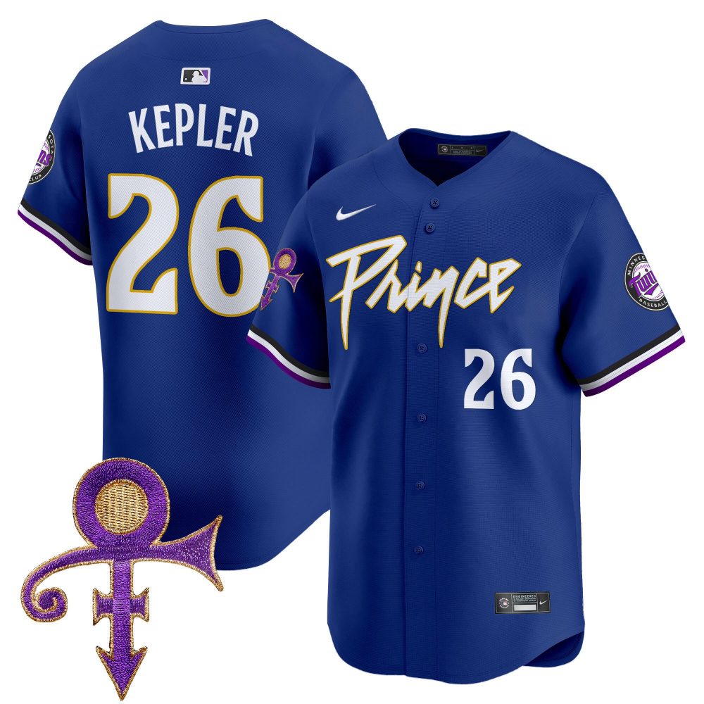 Men’s Minnesota Twins Prince Patch Vapor Premier Limited Jersey – All Stitched