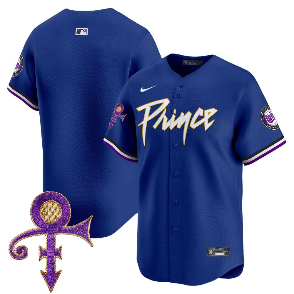Men’s Minnesota Twins Prince Patch Vapor Premier Limited Jersey – All Stitched