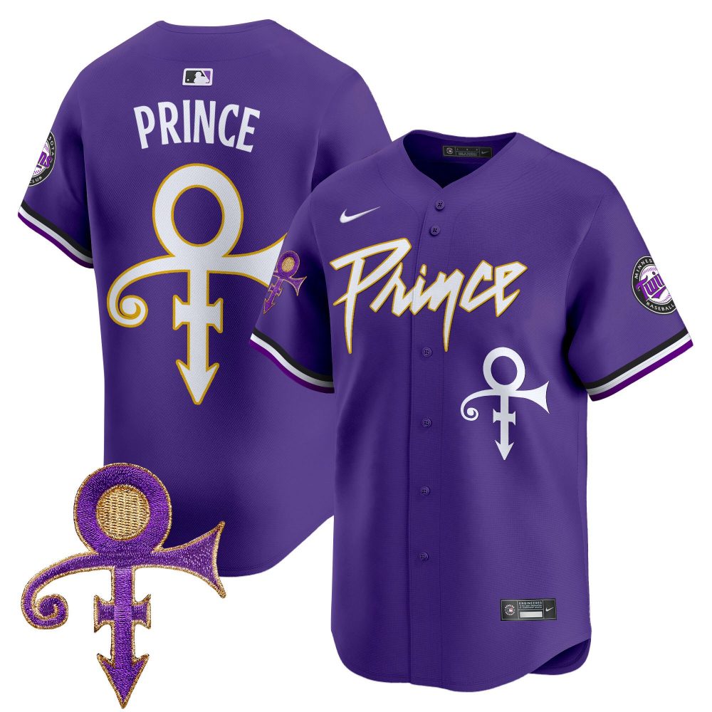 Men’s Minnesota Twins Prince Patch Vapor Premier Limited Jersey – All Stitched