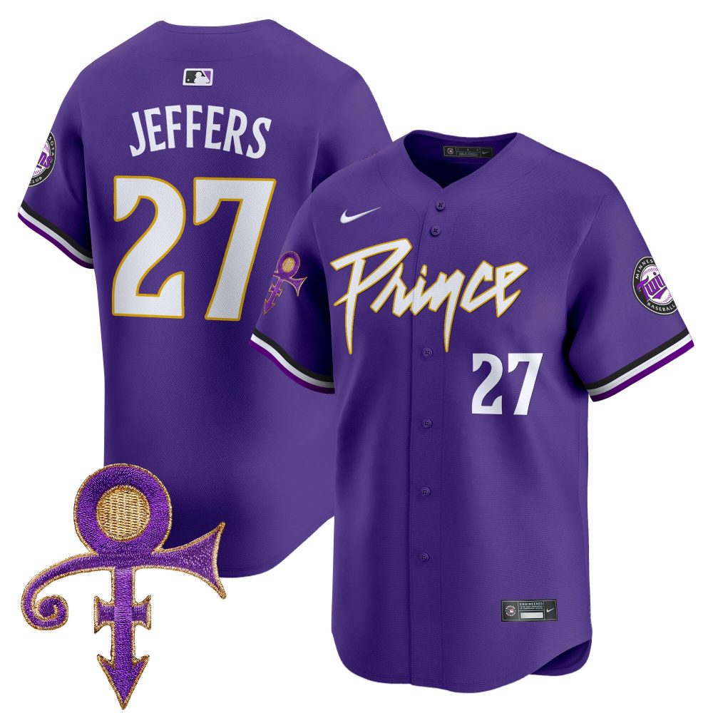 Men’s Minnesota Twins Prince Patch Vapor Premier Limited Jersey – All Stitched