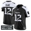 Men’s New Orleans Saints ‘Gothic Vieux Carré Edition’ Vapor Jersey – All Stitched