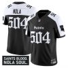 Men’s New Orleans Saints ‘Gothic Vieux Carré Edition’ Vapor Jersey – All Stitched