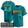 Men’s Seattle Mariners ‘Graffiti Emerald Drop Edition’ Vapor Premier Limited Jersey – All Stitched