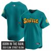 Men’s Seattle Mariners ‘Graffiti Emerald Drop Edition’ Vapor Premier Limited Jersey – All Stitched