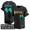 Men’s Seattle Mariners ‘Graffiti Emerald Drop Edition’ Vapor Premier Limited Jersey – All Stitched
