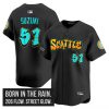 Men’s Seattle Mariners ‘Graffiti Emerald Drop Edition’ Vapor Premier Limited Jersey – All Stitched