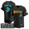 Men’s Seattle Mariners ‘Graffiti Emerald Drop Edition’ Vapor Premier Limited Jersey – All Stitched