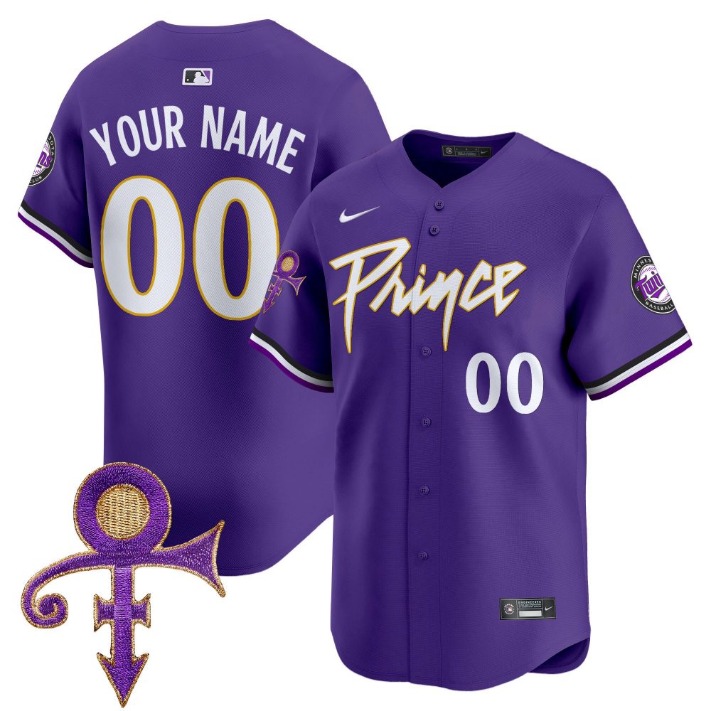 Minnesota Twins Prince Patch Vapor Premier Limited Custom Jersey – All Stitched