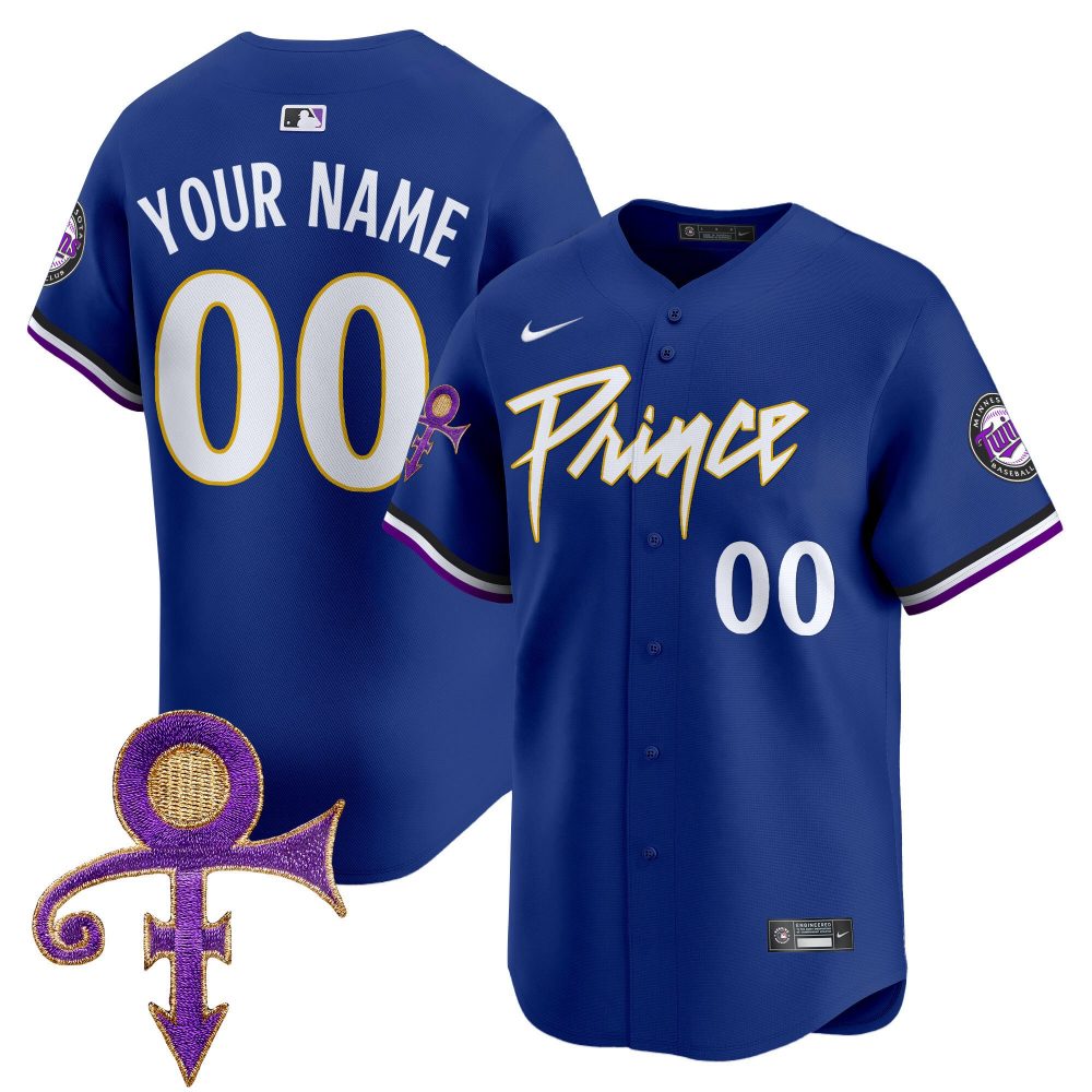 Minnesota Twins Prince Patch Vapor Premier Limited Custom Jersey – All Stitched