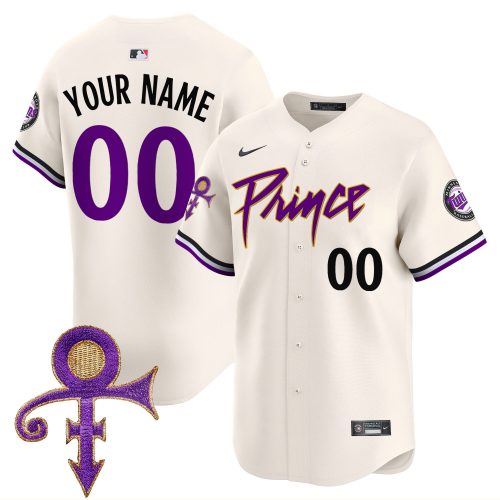 Minnesota Twins Prince Patch Vapor Premier Limited Custom Jersey – All Stitched