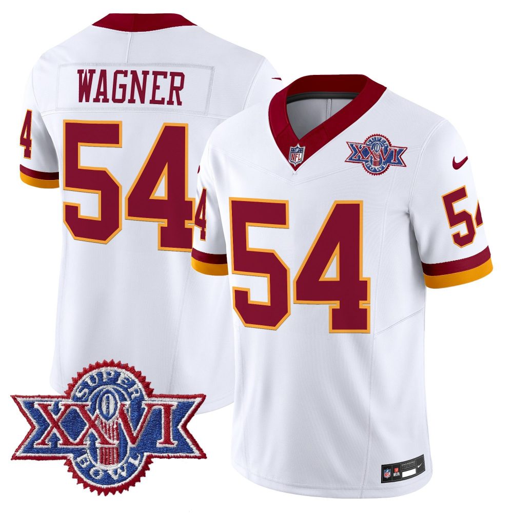 Washington Commanders Throwback 1992 Super Bowl XXVI Patch Vapor Limited Jersey – All Stitched