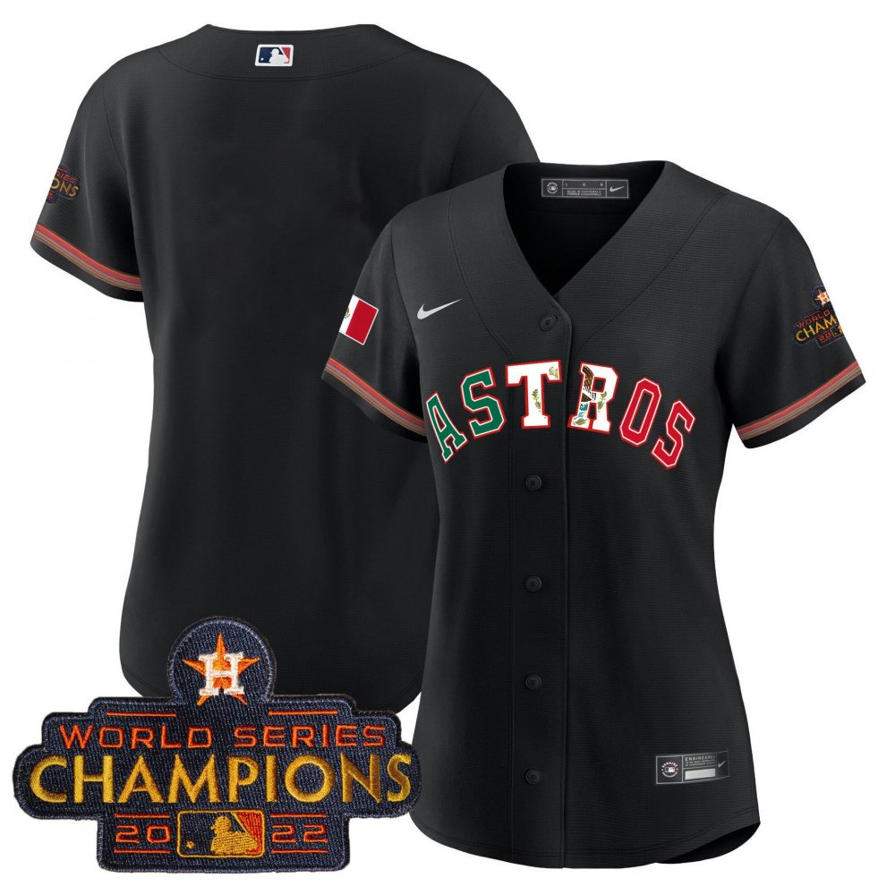 Women’s Houston Astros Mexico Baseball Limited Jersey – All Stitched