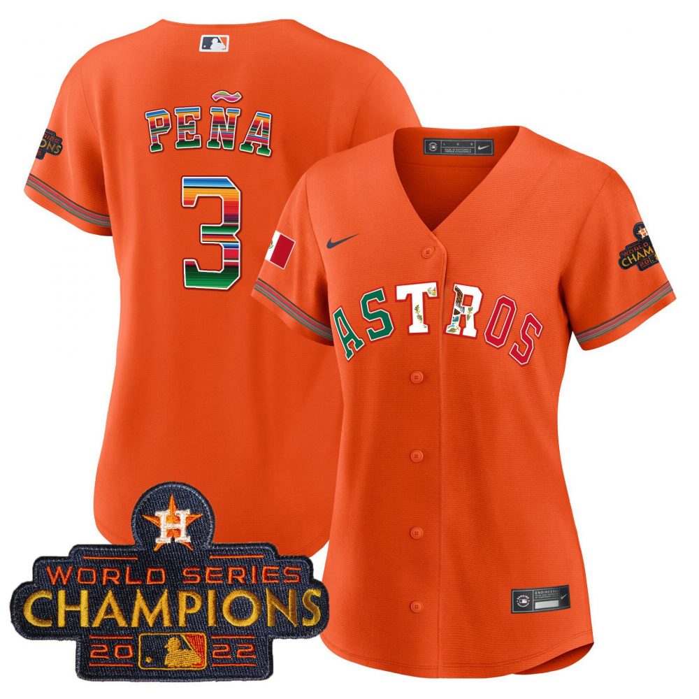 Women’s Houston Astros Mexico Baseball Limited Jersey – All Stitched