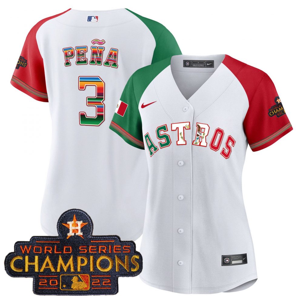 Women’s Houston Astros Mexico Baseball Limited Jersey – All Stitched