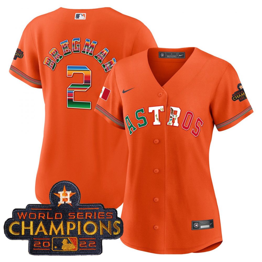Women’s Houston Astros Mexico Baseball Limited Jersey – All Stitched
