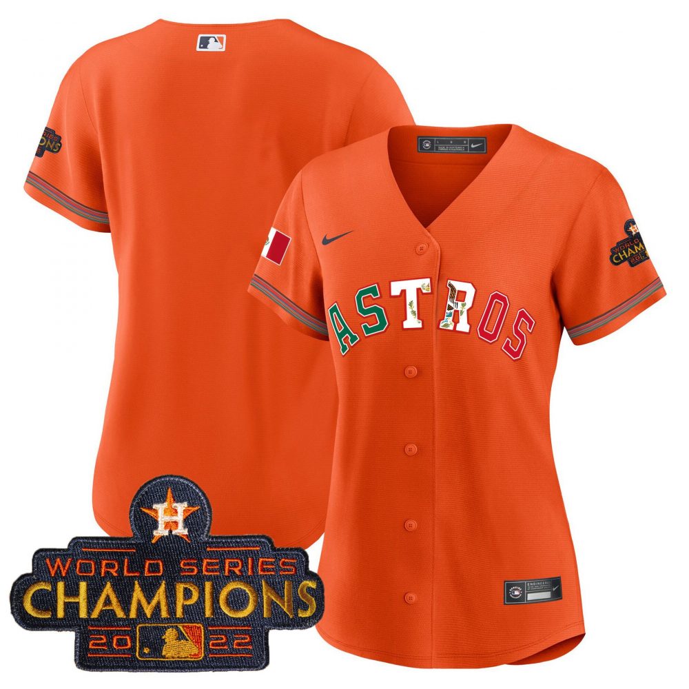 Women’s Houston Astros Mexico Baseball Limited Jersey – All Stitched