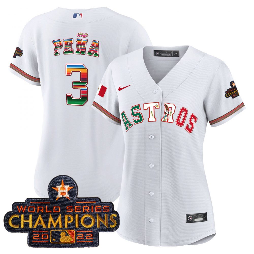 Women’s Houston Astros Mexico Baseball Limited Jersey – All Stitched