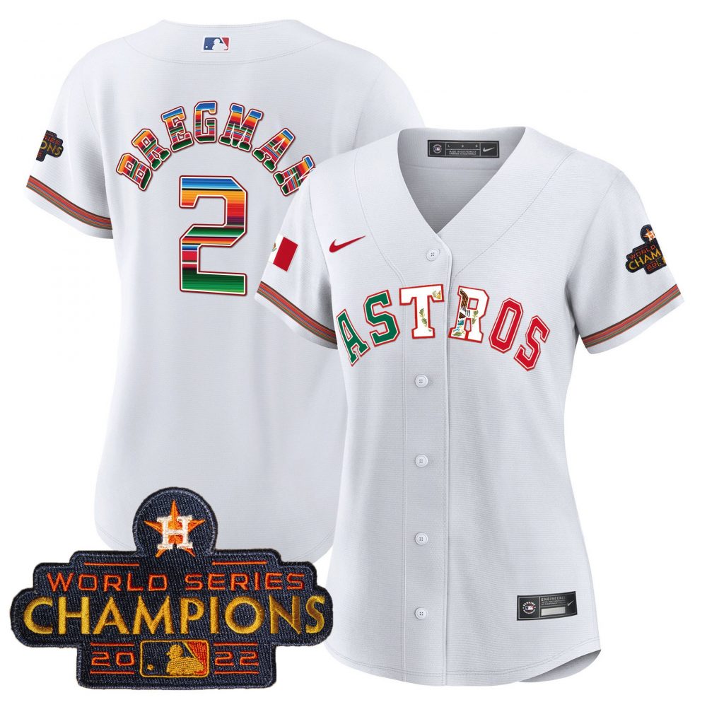 Women’s Houston Astros Mexico Baseball Limited Jersey – All Stitched