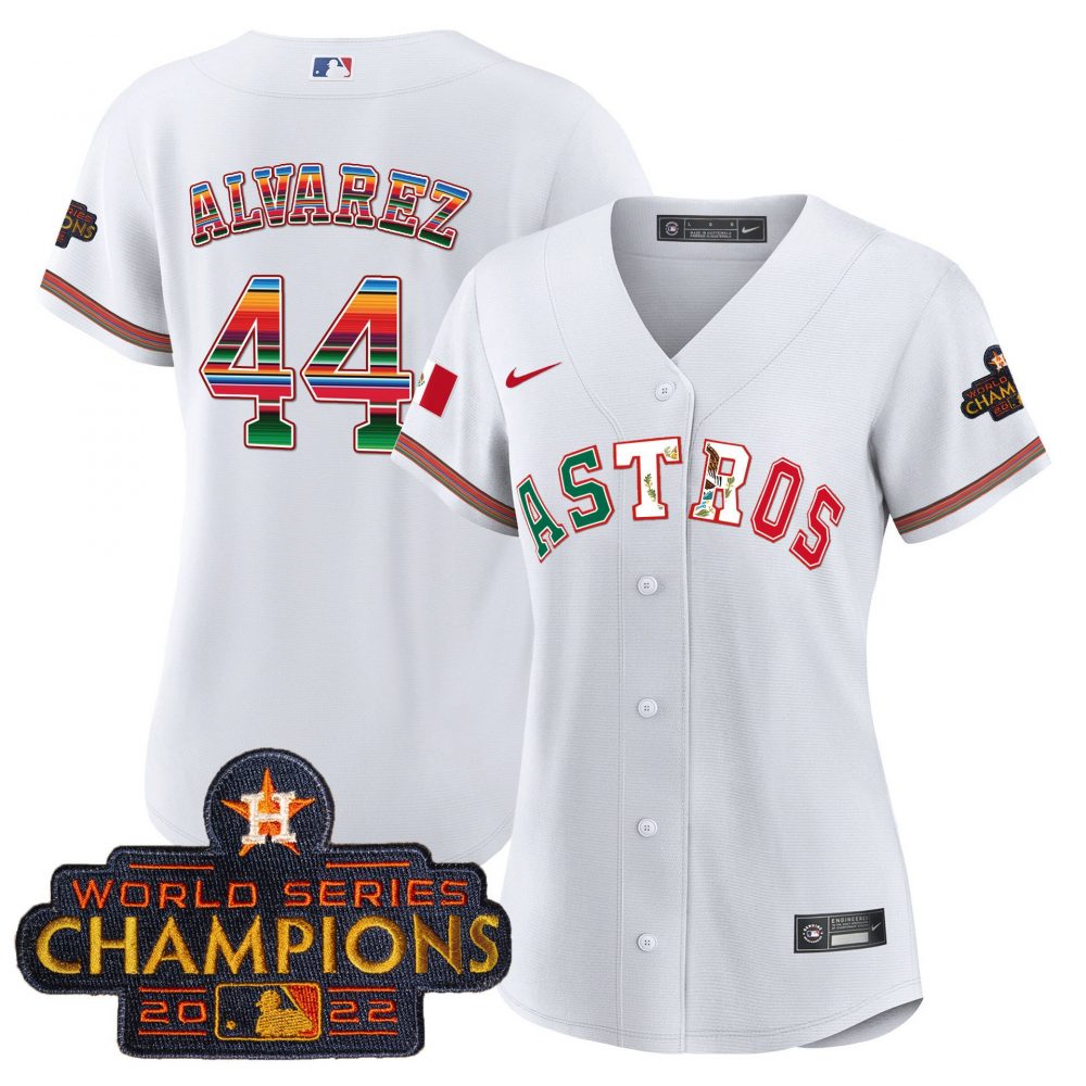 Women’s Houston Astros Mexico Baseball Limited Jersey – All Stitched