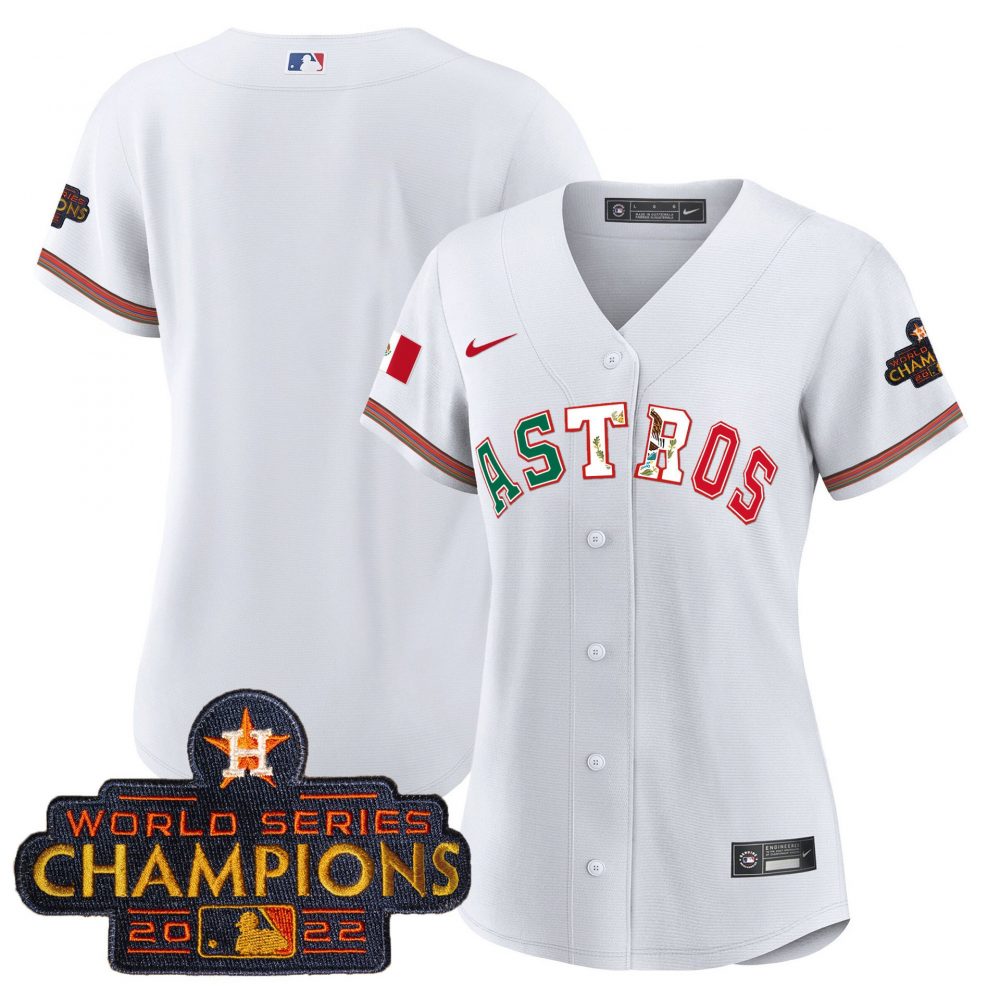 Women’s Houston Astros Mexico Baseball Limited Jersey – All Stitched