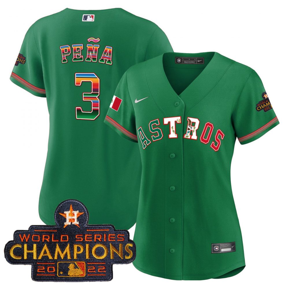 Women’s Houston Astros Mexico Baseball Limited Jersey – All Stitched