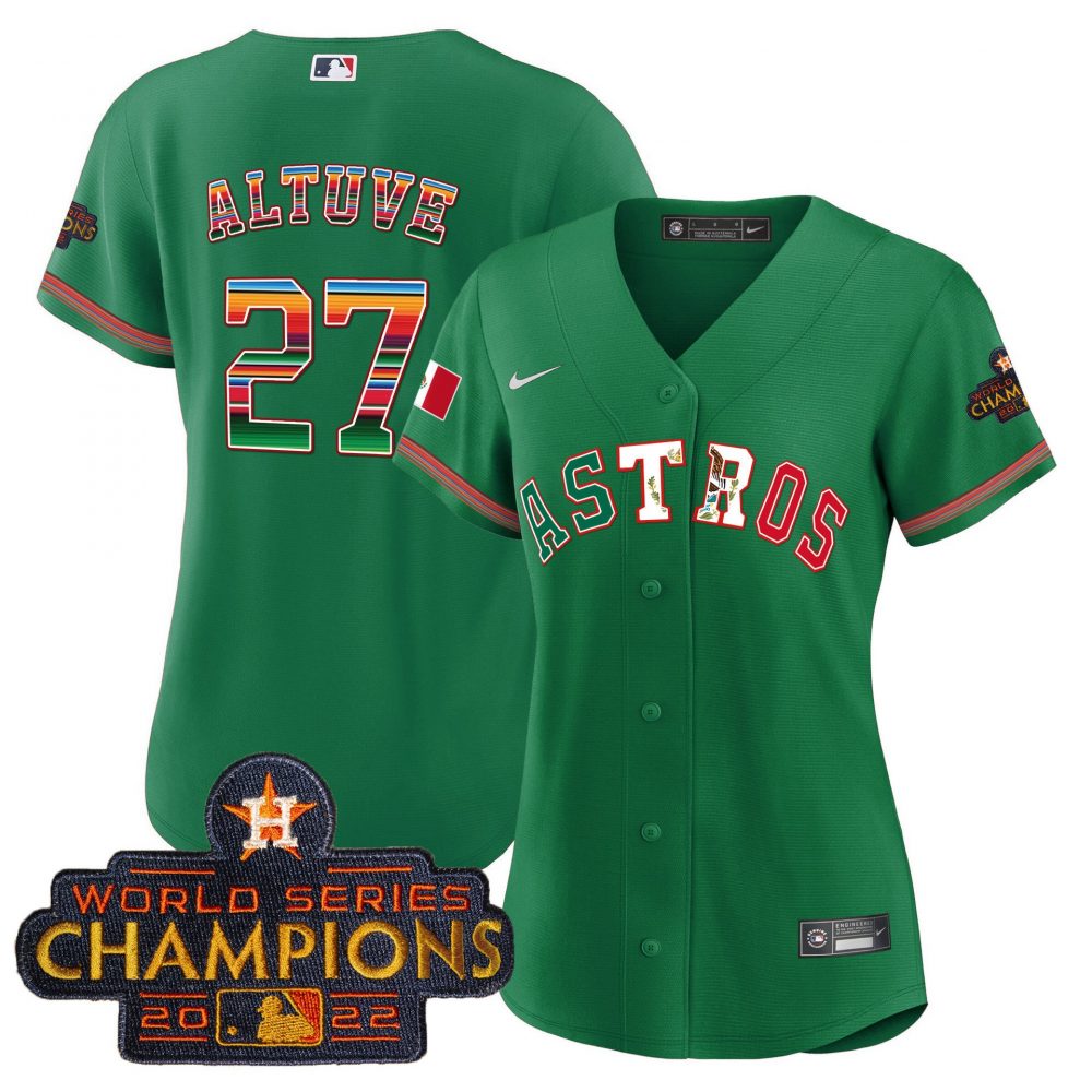 Women’s Houston Astros Mexico Baseball Limited Jersey – All Stitched