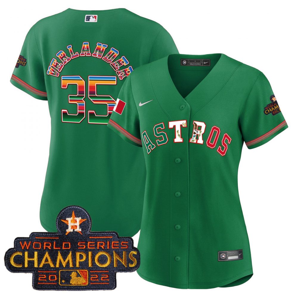 Women’s Houston Astros Mexico Baseball Limited Jersey – All Stitched