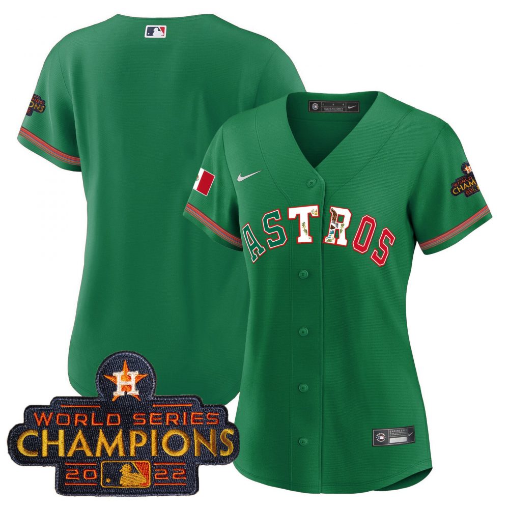 Women’s Houston Astros Mexico Baseball Limited Jersey – All Stitched