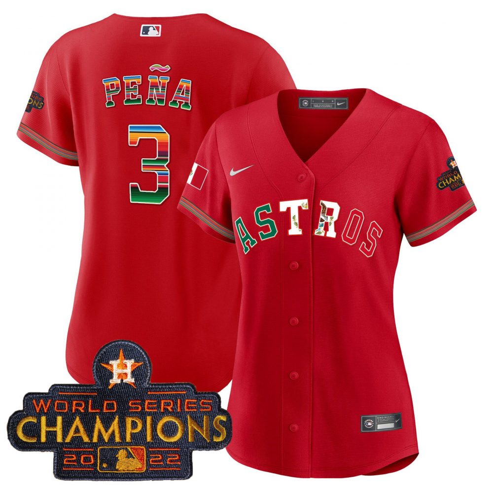 Women’s Houston Astros Mexico Baseball Limited Jersey – All Stitched
