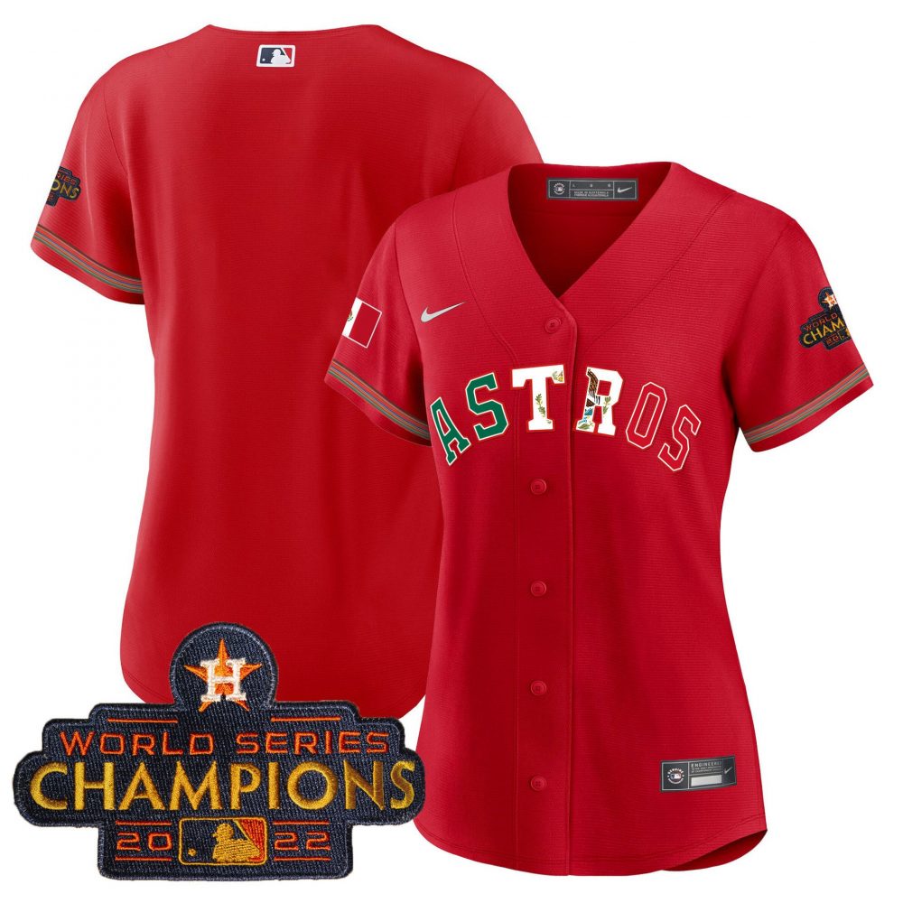 Women’s Houston Astros Mexico Baseball Limited Jersey – All Stitched