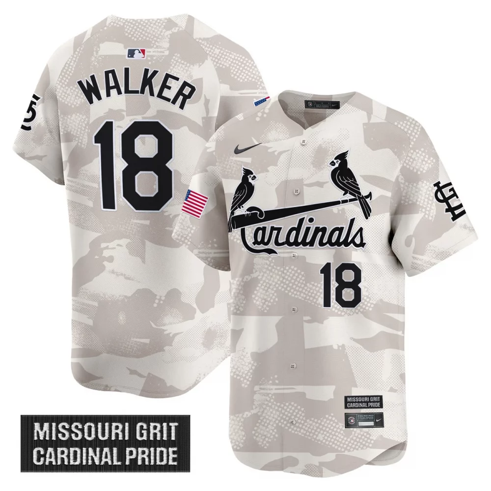 Men’s St. Louis Cardinals 2025 Armed Forces Day Vapor Premier Limited Jersey – All Stitched
