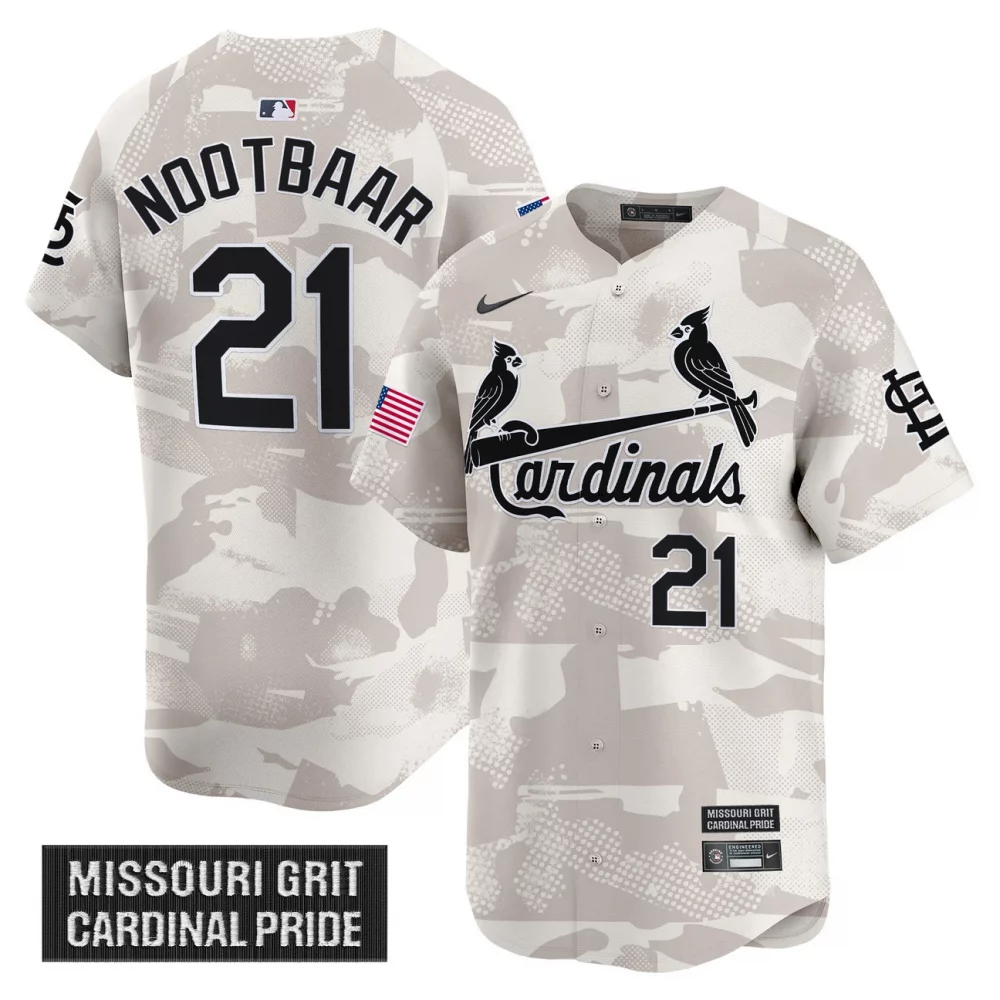 Men’s St. Louis Cardinals 2025 Armed Forces Day Vapor Premier Limited Jersey – All Stitched