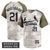 Men’s St. Louis Cardinals 2025 Armed Forces Day Vapor Premier Limited Jersey – All Stitched