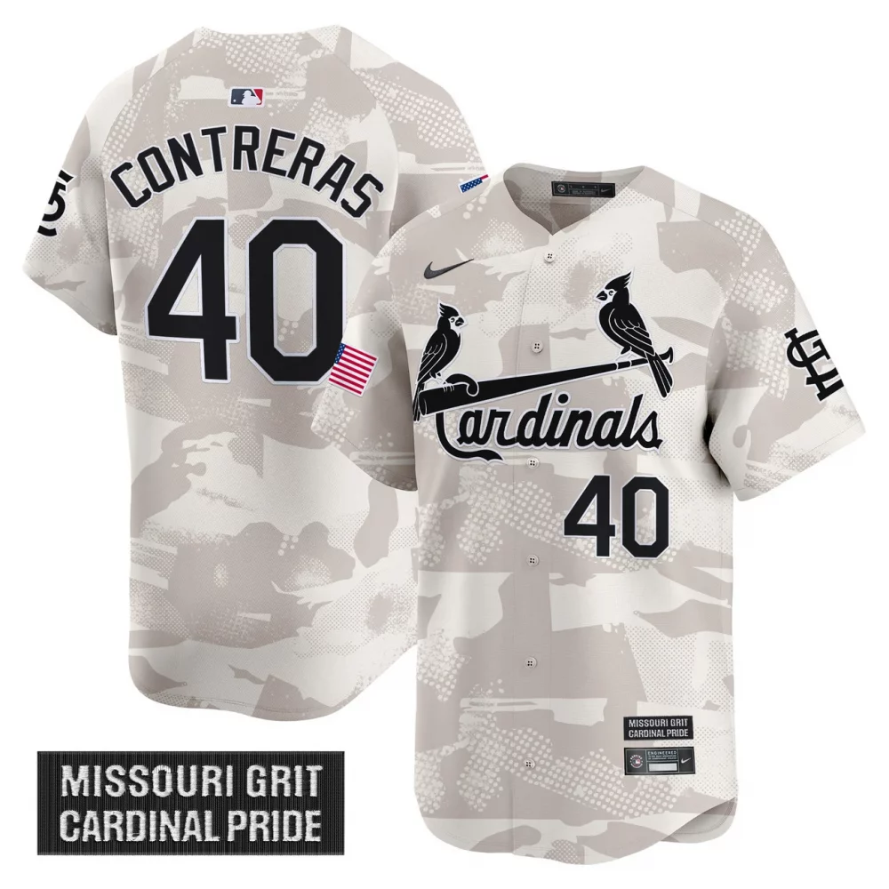 Men’s St. Louis Cardinals 2025 Armed Forces Day Vapor Premier Limited Jersey – All Stitched