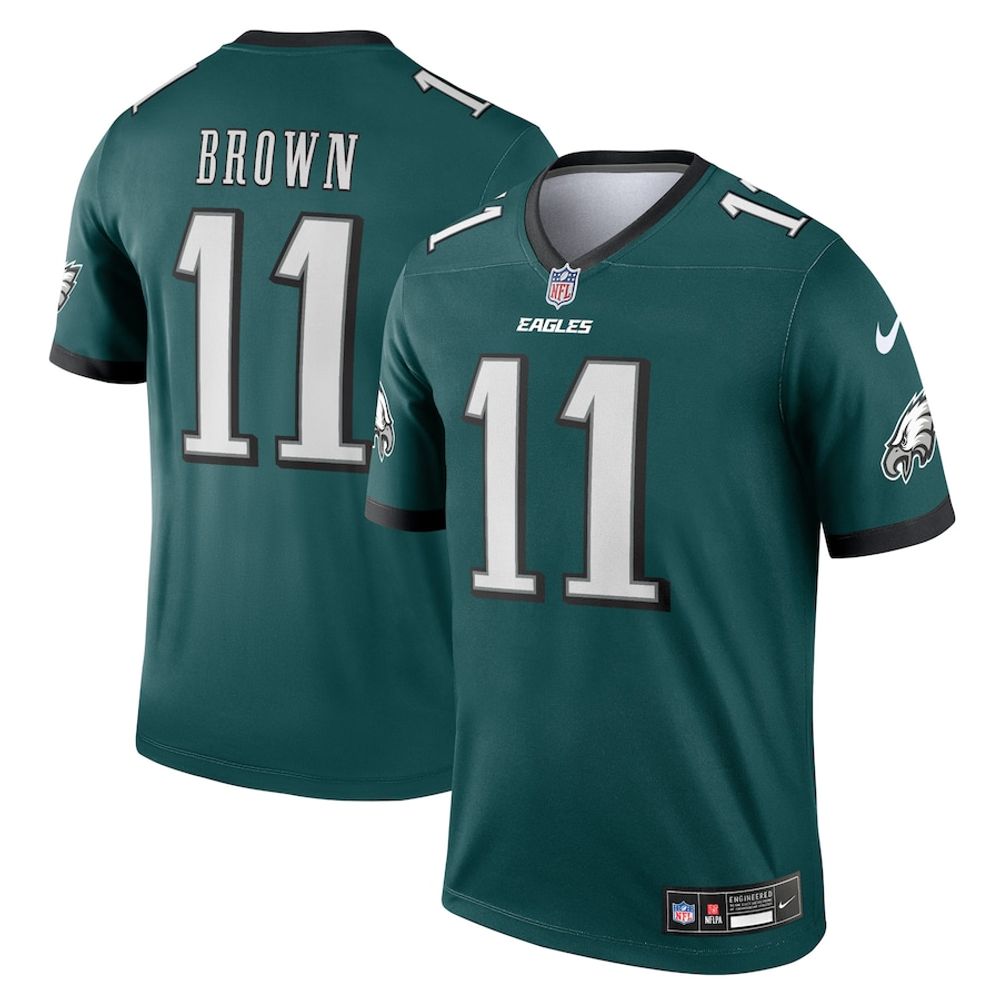 A.J. Brown Philadelphia Eagles Nike Team Legend Jersey – Midnight Green
