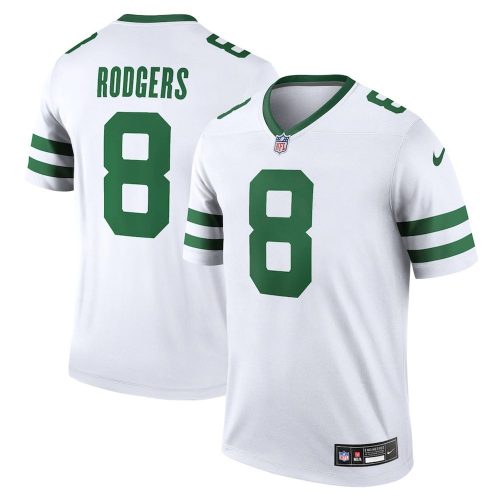 Aaron Rodgers New York Jets Nike White Legend Jersey – White