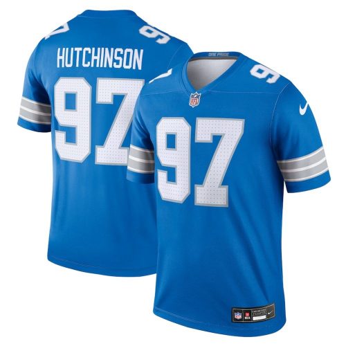 Aidan Hutchinson Detroit Lions Nike Team Legend Jersey – Blue