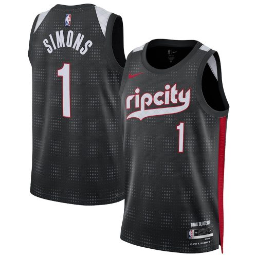 Anfernee Simons Portland Trail Blazers Nike 2025 City Edition Basketball Jersey
