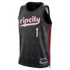 Anfernee Simons Portland Trail Blazers Nike 2025 City Edition Basketball Jersey