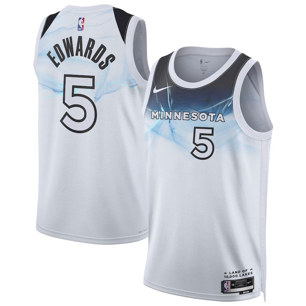 Anthony Edwards Minnesota Timberwolves Nike 2025 City Edition Basketball Jersey