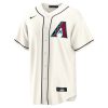Arizona Diamondbacks Nike Home Custom Replica Jersey – Cream