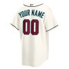 Arizona Diamondbacks Nike Home Custom Replica Jersey – Cream