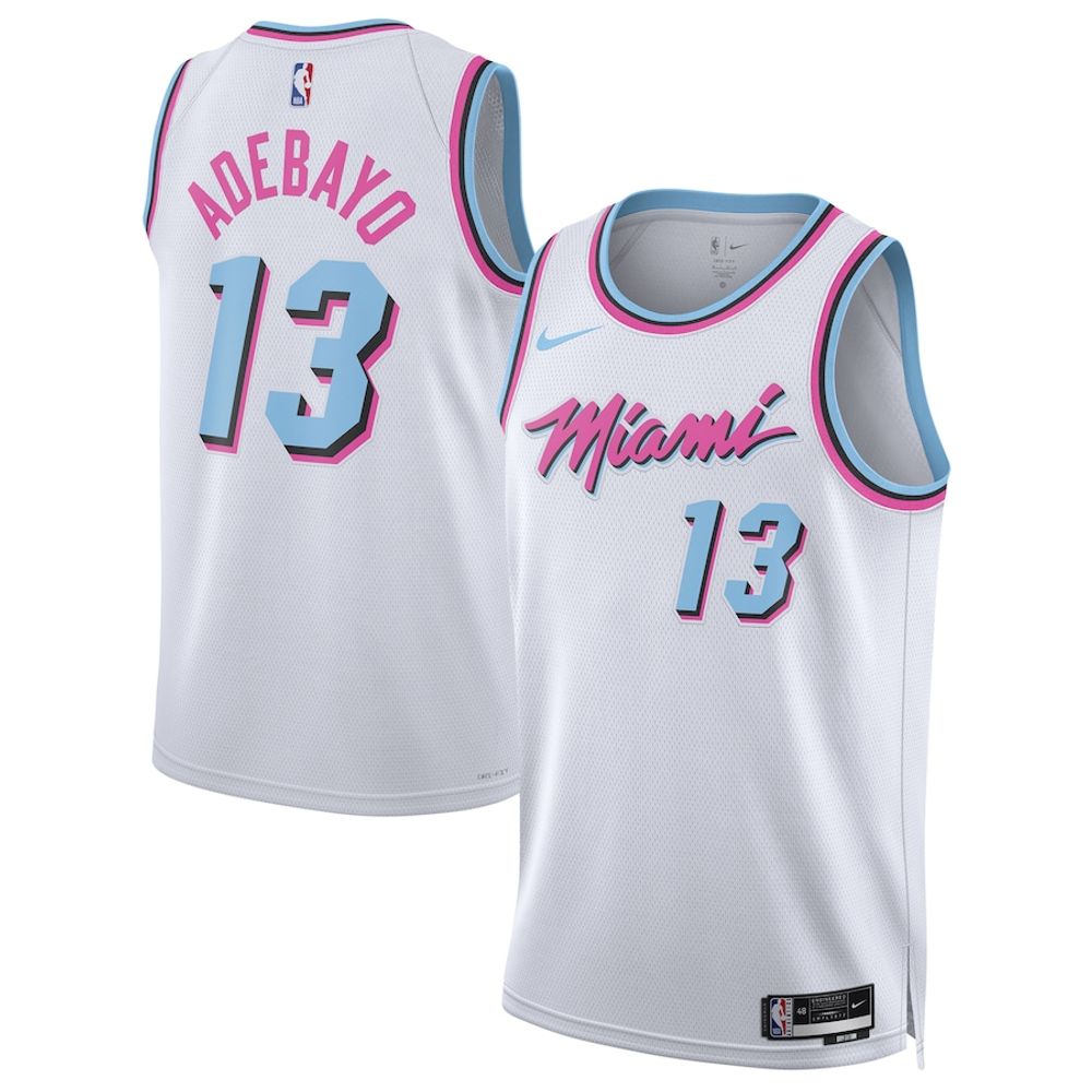 Bam Adebayo Miami Heat Nike 2025 City Edition Basketball Jersey