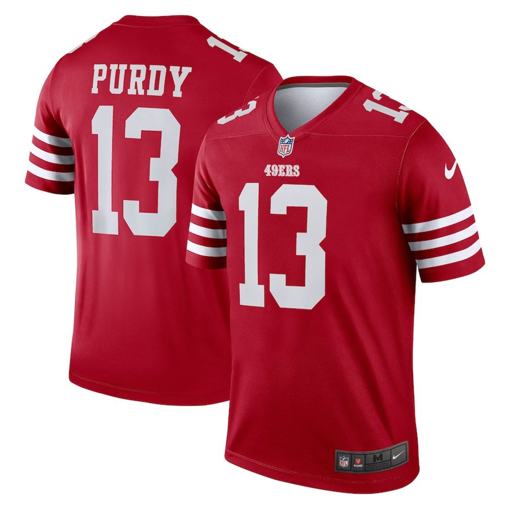 Brock Purdy San Francisco 49ers Nike Team Legend Jersey – Scarlet